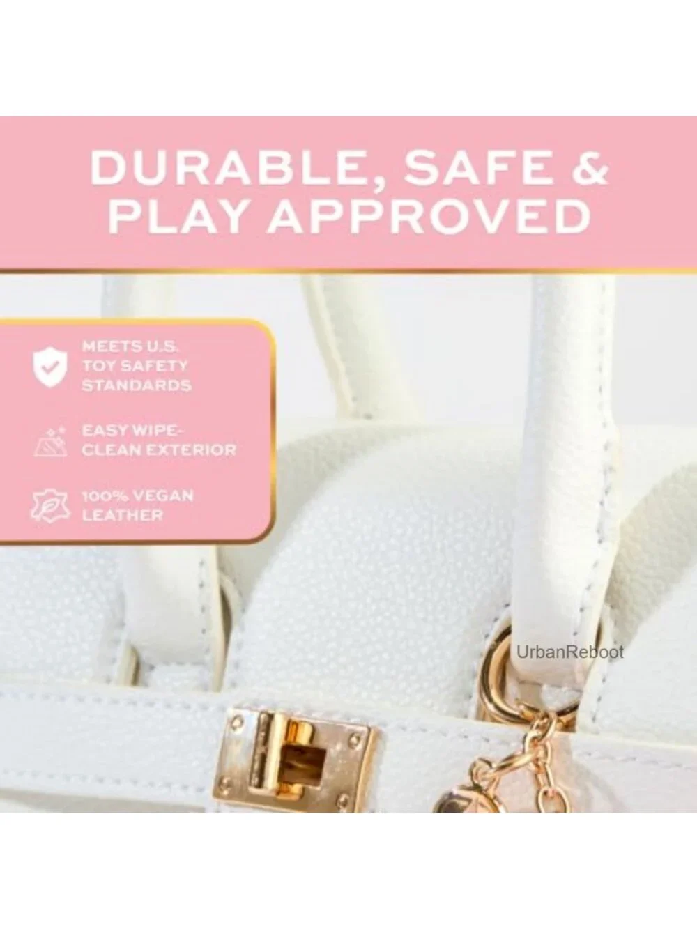 Tote Bag with Shoulder Strap & Charms
